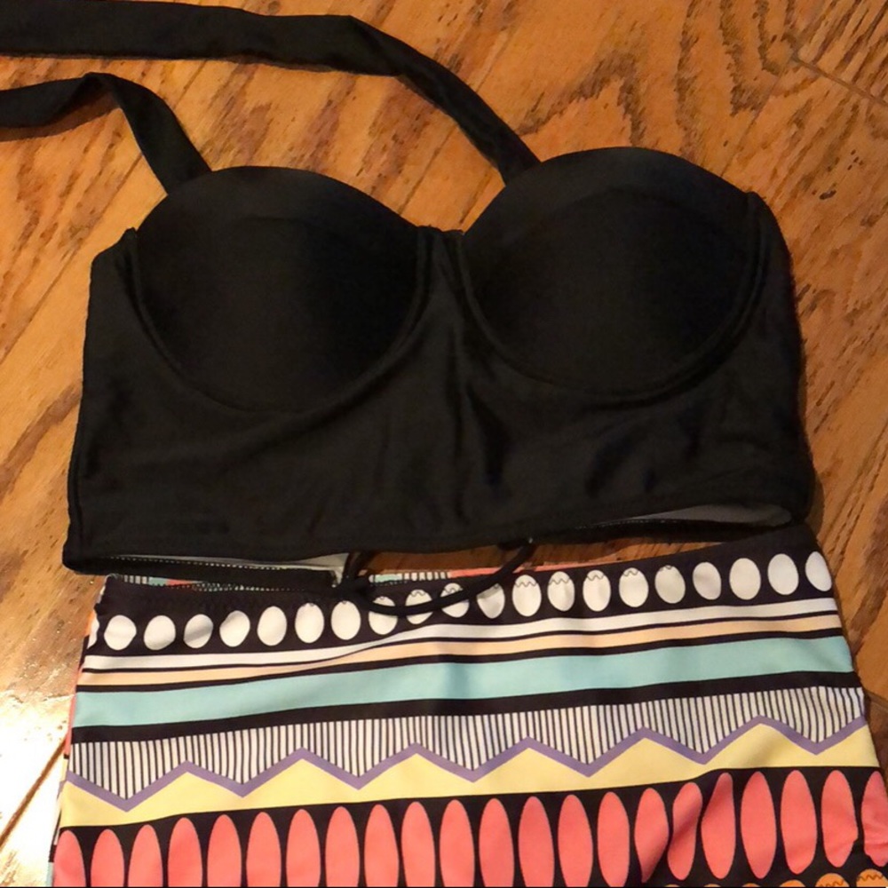 Retro High Waist Bikini